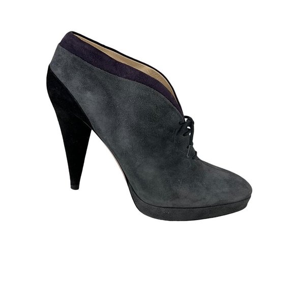 Prada Women's High Stiletto Ankle Heeled Boots Multicolor Sz 38 - Picture 5 of 11